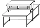 Laboratory island table for physical research SFO-1