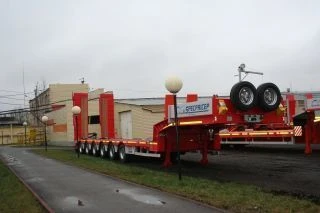 Semitrailers of low-loading six-axle, com. 9942L6 (modifications from 9942L6-00 to 9942L6-09)