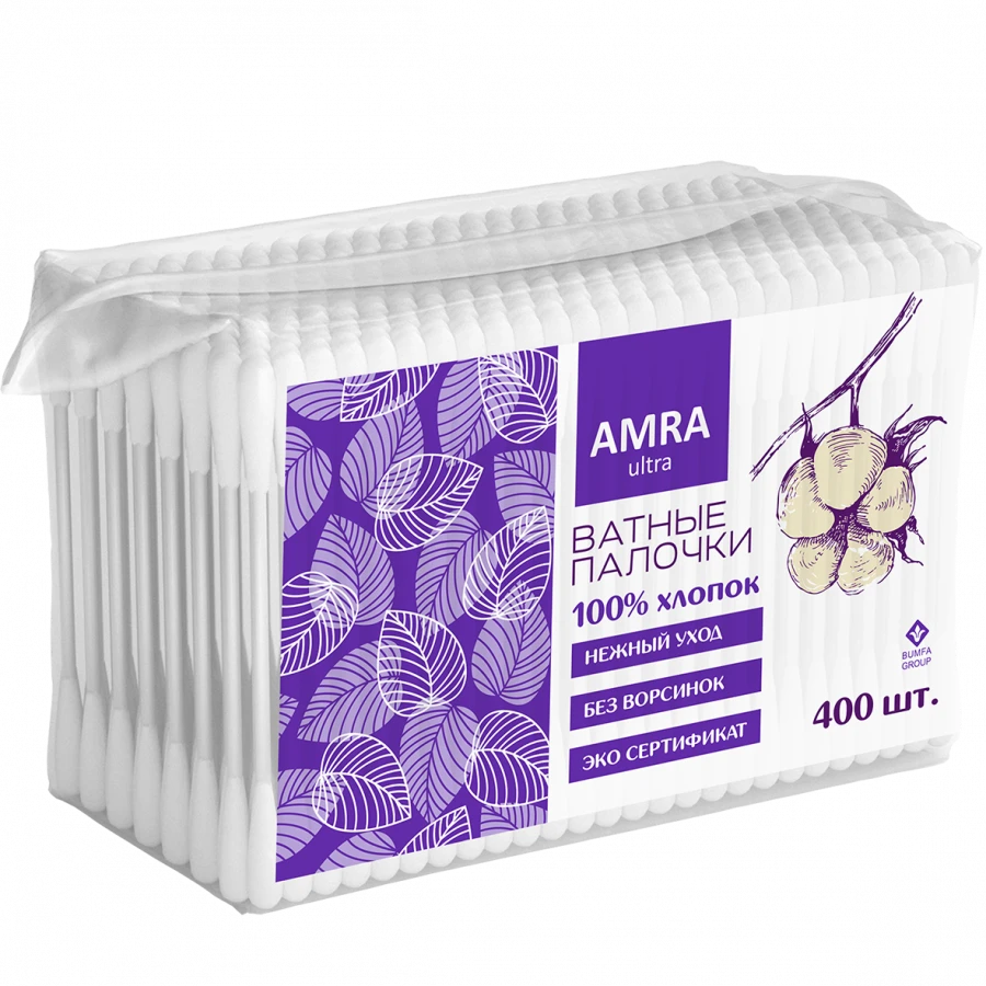 AMRA cotton buds (packet) 1/400/12