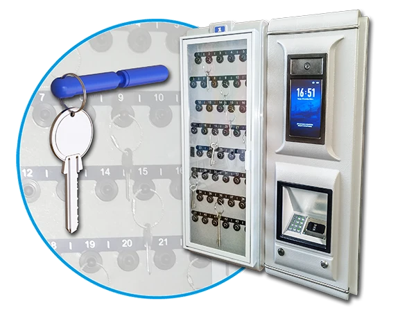 Electronic device for storage and accounting of keys SK-44