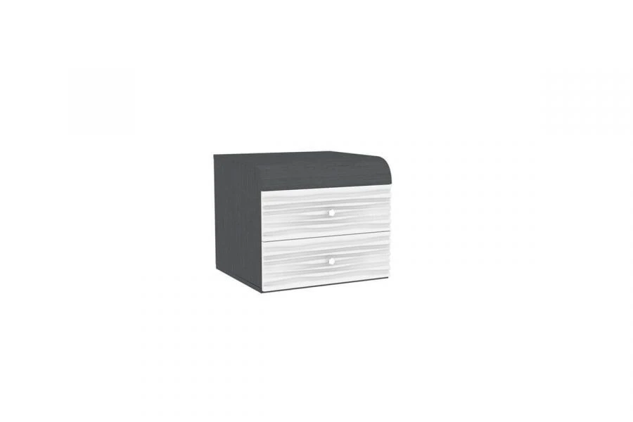 Sonata LD 628.070.000 bedside cabinet (Grey/Chocolate/Wenge Tsavo )