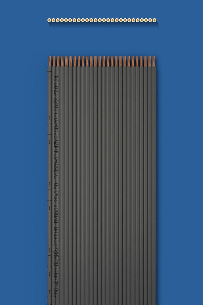 Installation flat wire with two-layer (double) insulation PUUVVVPG 26õ0,50