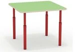 Children's square adjustable table Model StK4