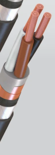 Power cables with copper conductors insulated with ethylene-propylene rubber for voltage 0,66, 1, 3 kV of Vz-ReBPng(A)-HF-HL gra