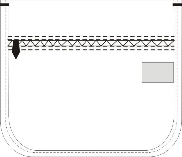 SM.Av.40*40.LIDWELL.Bag for cleanrooms