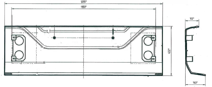 4238-50-5601210 Bumper panel