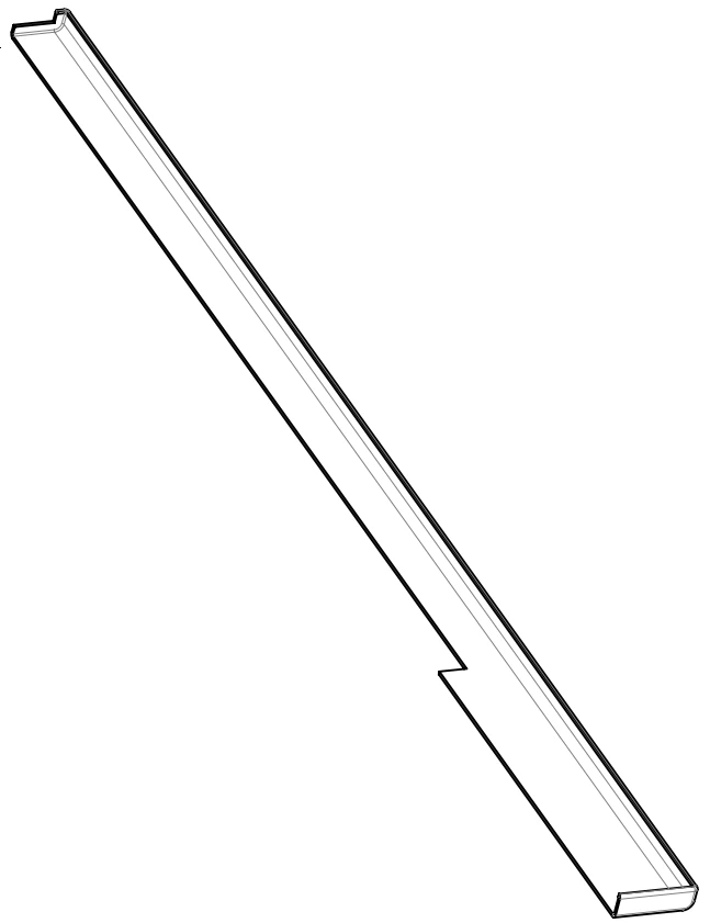 S.15P-21.507.507-001 Rack trim, centre right.