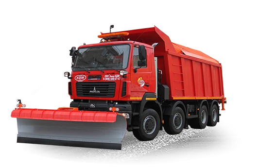 Road combined machine ED 244A4 on the basis of truck MAZ 6516C9