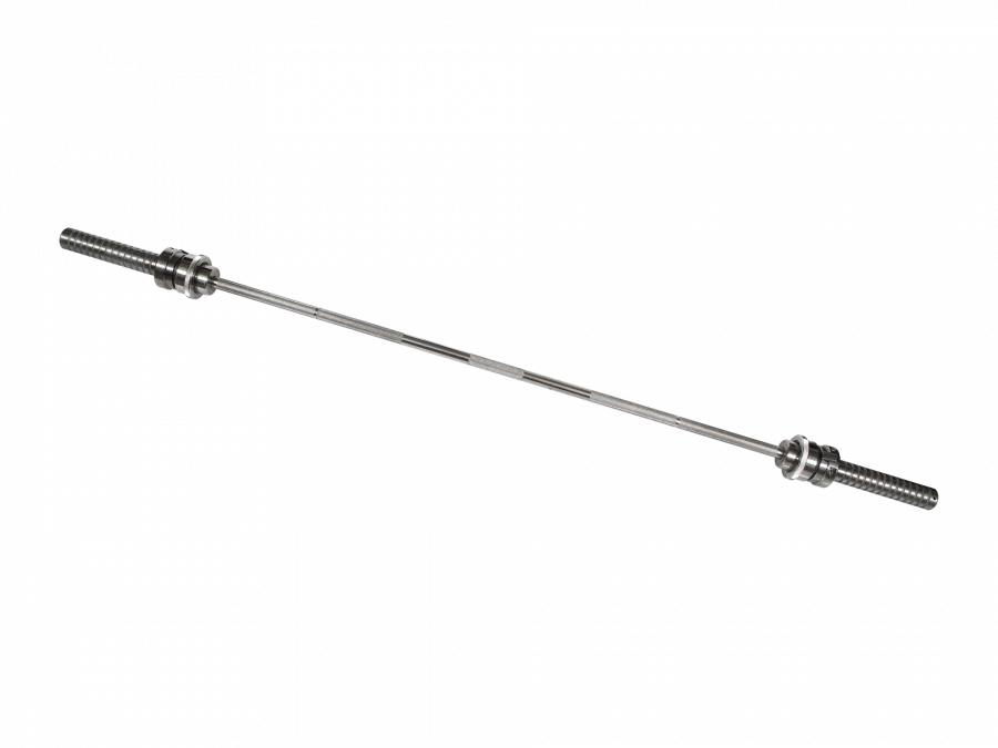 MB-BarM50H-W Female, chromed, length - 2020mm, bushing - 50mm, Olympic lock, load up to 350kg. Weight - 22kg. Dia