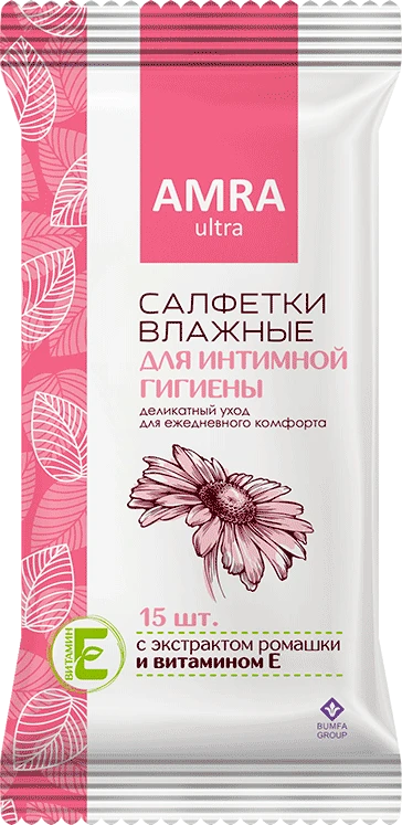 Moist Wipes for Intimate Hygiene - Women's Care