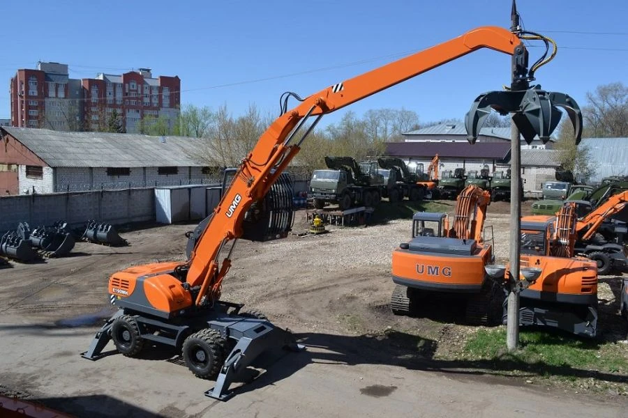 Excavator-transloader wheeled E190WH