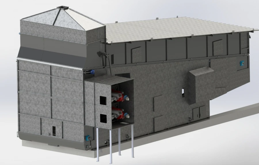 Grain dryer of conveyor type "MIG.F"