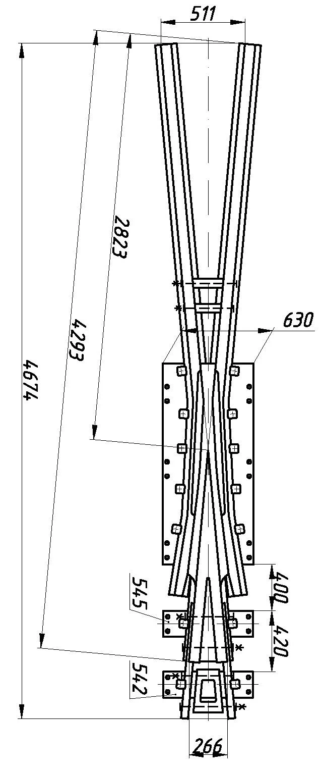 Cross member of type P65 of mark 2/11 of project SP559/01