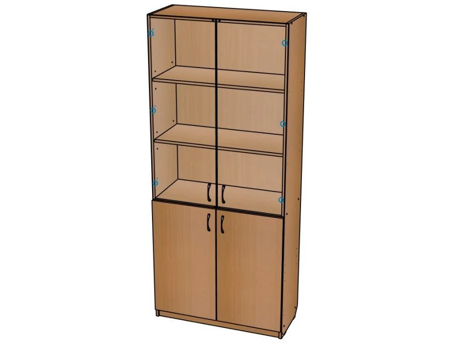 Manual cupboard with glass No.1/ ?01