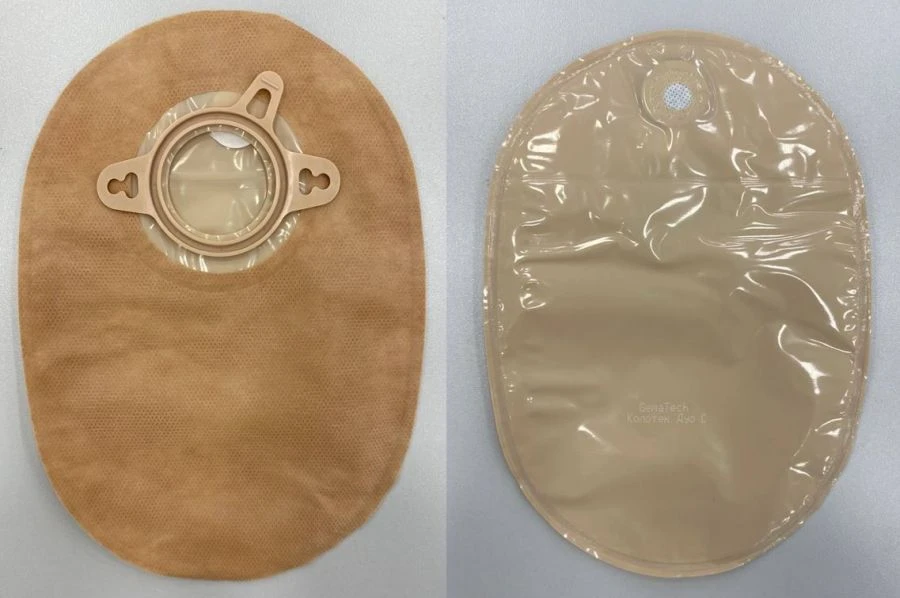 Means of rehabilitation for stoma use: stoma bag undrained, stoma bag drained according to TU 32.50.13-003.