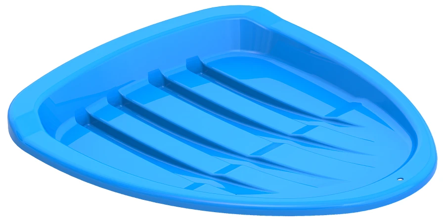 Blue Sled — Top View