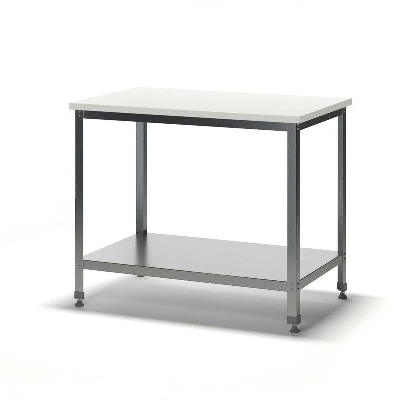 Table with polypropylene table top PSPP with stainless steel frame