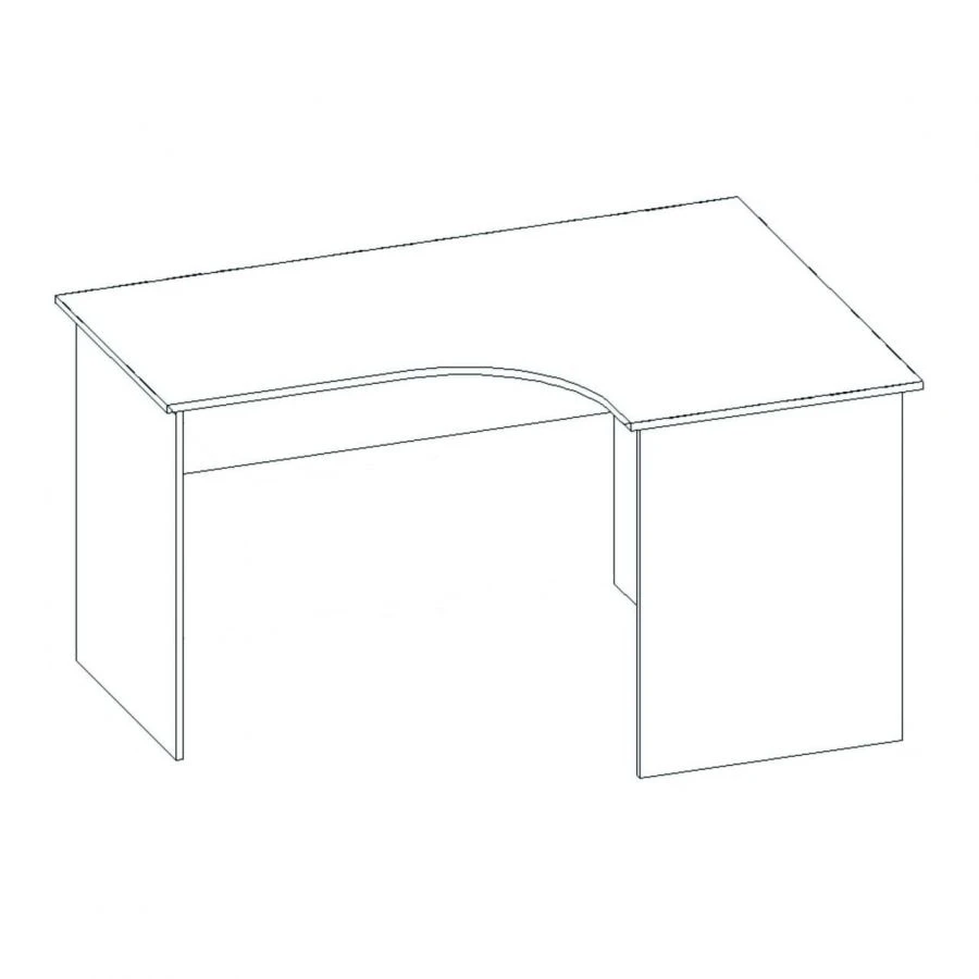 Corner writing desk