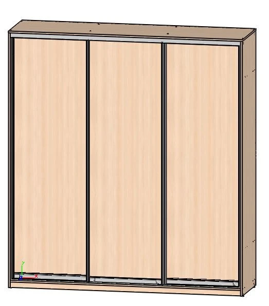 3-door wardrobe, Art. SSHK-03