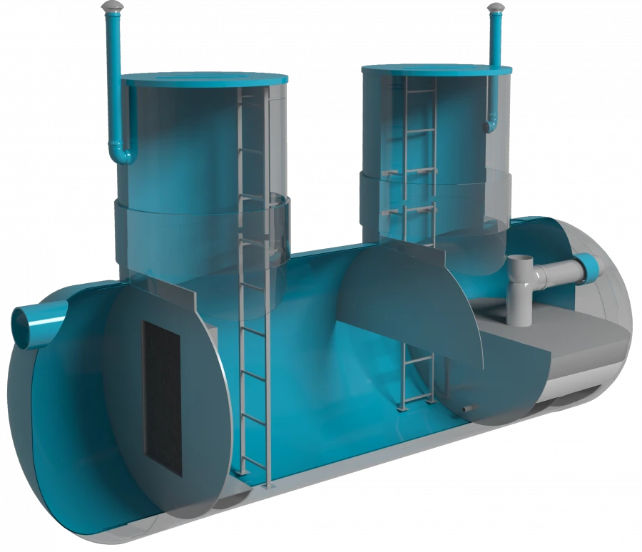 Combined sand and oil separator LOS KPN