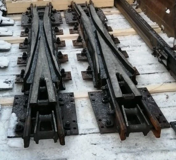 Cross member of P65 type R65 grade 1/9 switch post (project LPTP.668352.101)