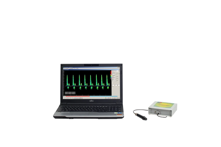 Ultrasonic scanner for nasal sinuses (echosinuscope) "Complexmed" version 4.3 with laptop computer