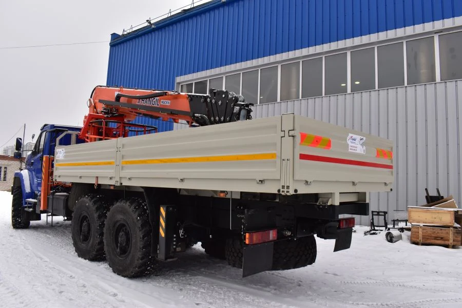 Special cargo truck with CMU produced by INMAN JSC on URAL 4320-3111-16 chassis. Mark GIRD. Type 5849DA. Modification