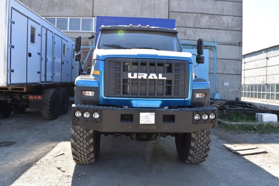Special cargo truck on chassis URAL 73945-01. Mark GIRD. Type 5849AS. Modification 5849AS-0000052.Execution of loading and unloa