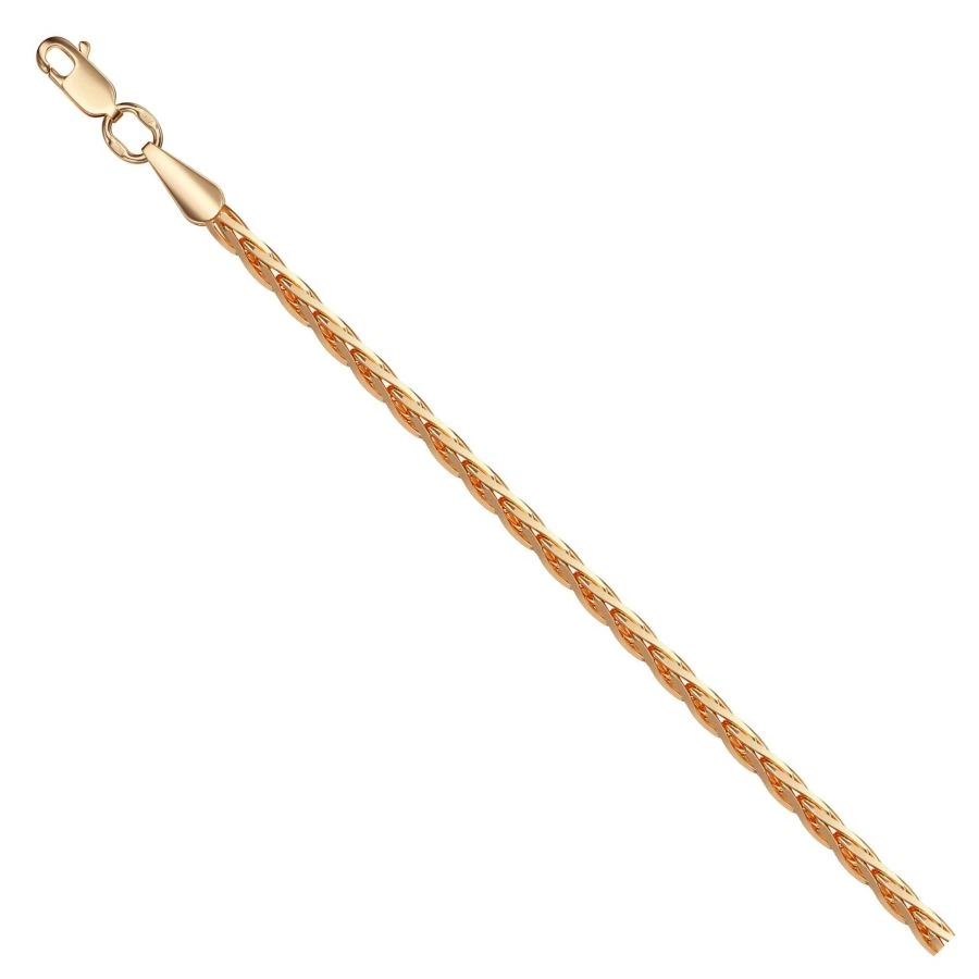 Hand jewellery in 585 gold Bracelet green Triple Spike with diamond facet Nb17-244 0.8MM 23SM 11.04G