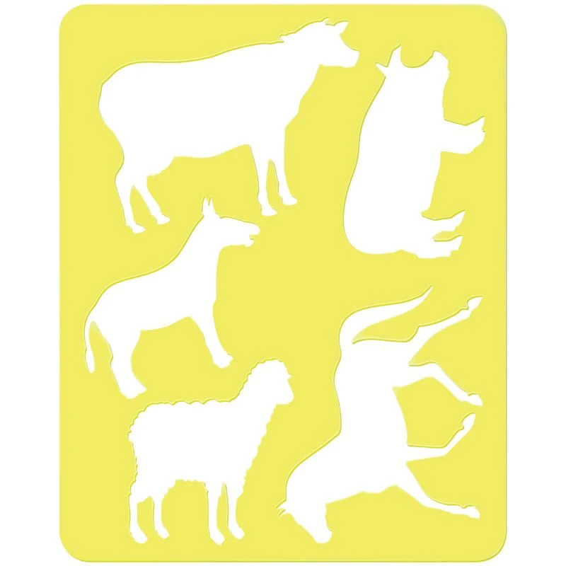 Contour colouring stencil, "Pets", package, europodweight