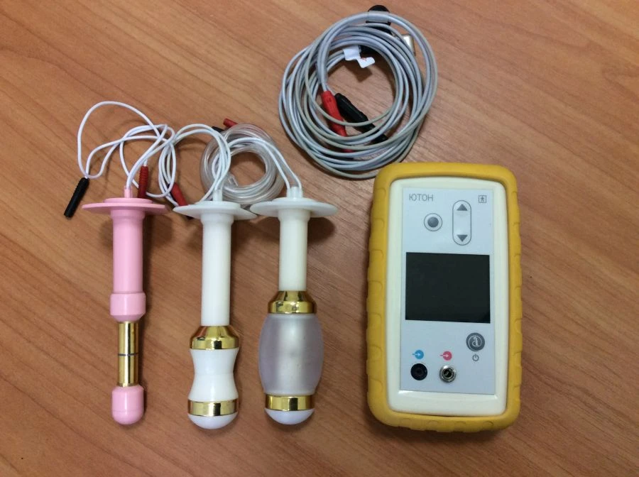 Portable device "YUTON" with biofeedback for pelvic muscle training