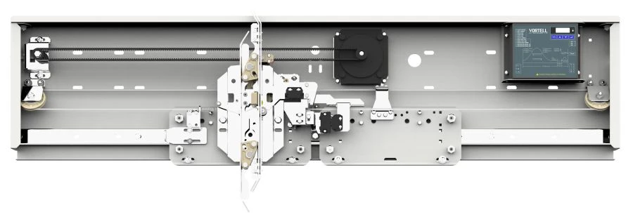 Elevator car door drive for centre opening "VRT-CD" model