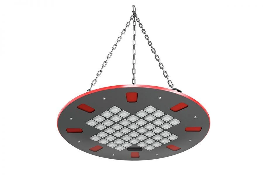Industrial LED luminaire KEDR SSP LE-SSP-32-100-1081-67X 100VT 5000K 13250LM 355x65MM UHL1 dark grey 3.7KG IP67 0.