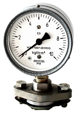 Pressure gauge MTP-100/1-VUM vibration proof gauges