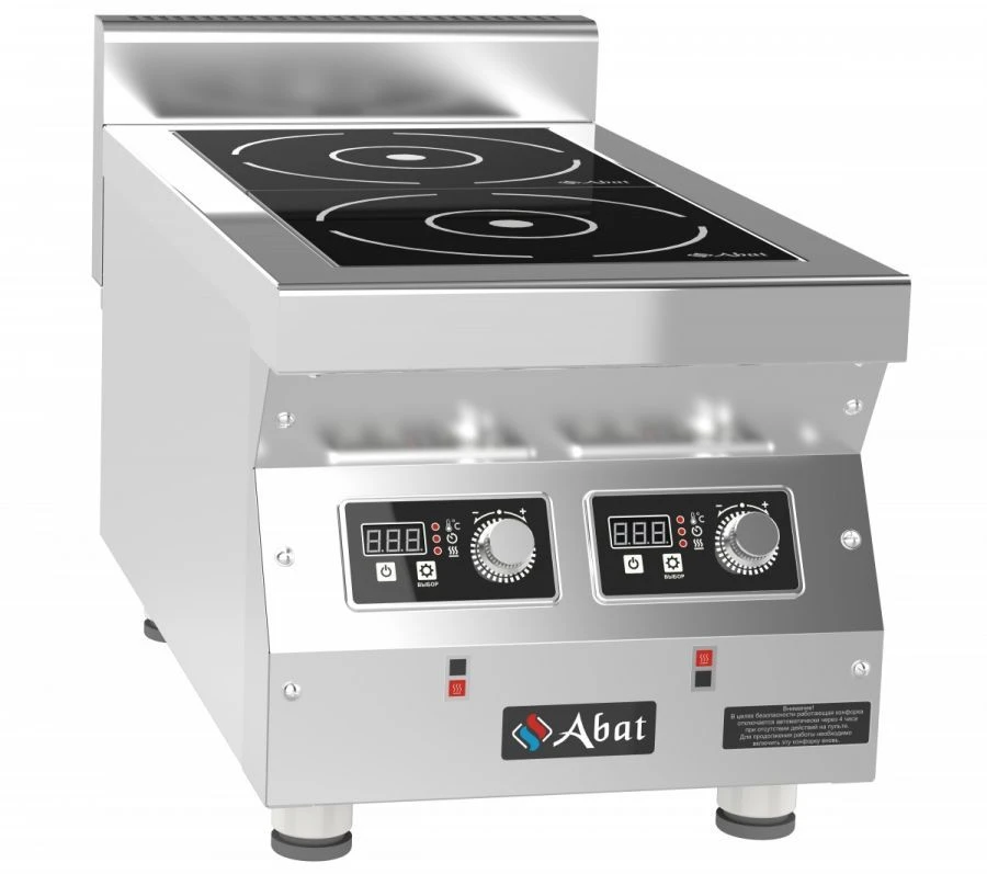 Two-burner induction cooker, type KIP-27H-3,5 for catering enterprises (table-top)