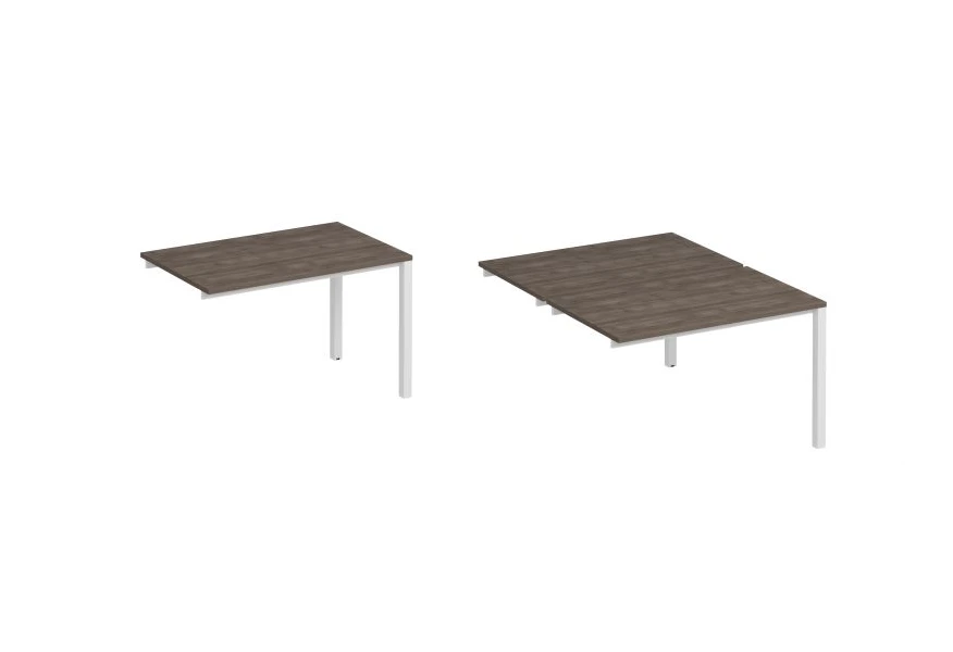 Workstation desk section table top. Furniture set of "Comfort" series