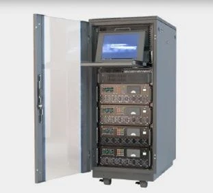 Automated charging and discharging station for accumulator batteries AZRS-21LS