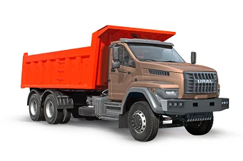 Dump truck Ural 73945-01 (Equipment variants: gearbox ZF 9S1515; clutches: Hammer, ZF; neutraliser: dinex)
