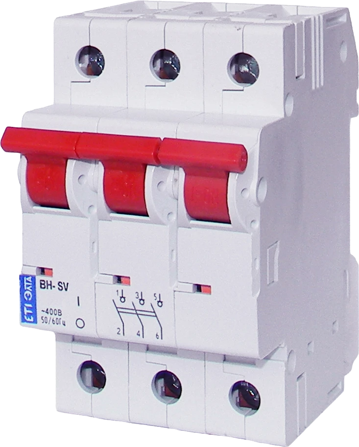 HV-SV load switch for 3 poles