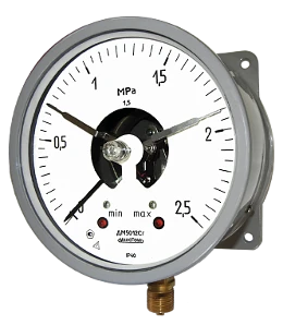 Indicating signalling manovacuum gauges DA5012Cr