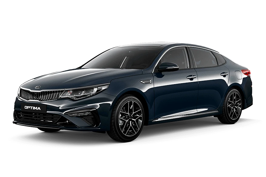 KIA Optima passenger car, engine 2.0, petrol, automatic transmission, front-wheel drive, 244.73 hp.