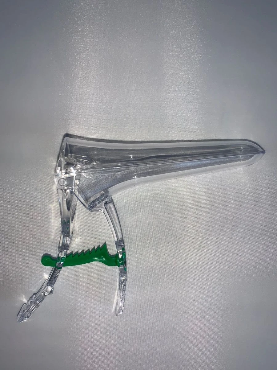Sterile disposable polymer vaginal mirror, Type 3, Size L