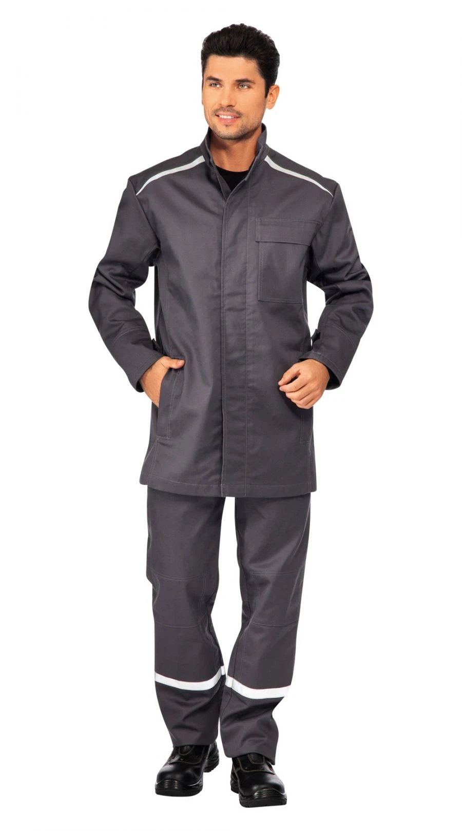 Suit "ZEVS-1" (jacket, trousers) for protection against elevated temperatures (thermal radiation, convective heat, short-term ex