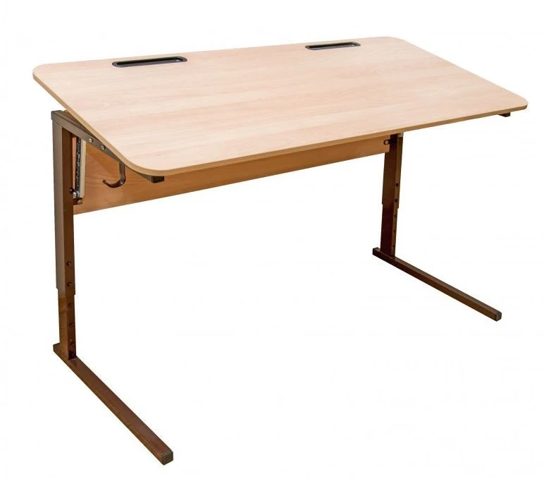 Pupils' desks adjustable double with adjustable angle of inclination of the table top type II adjustable numbers 3-7, 3-5, 5-7 f