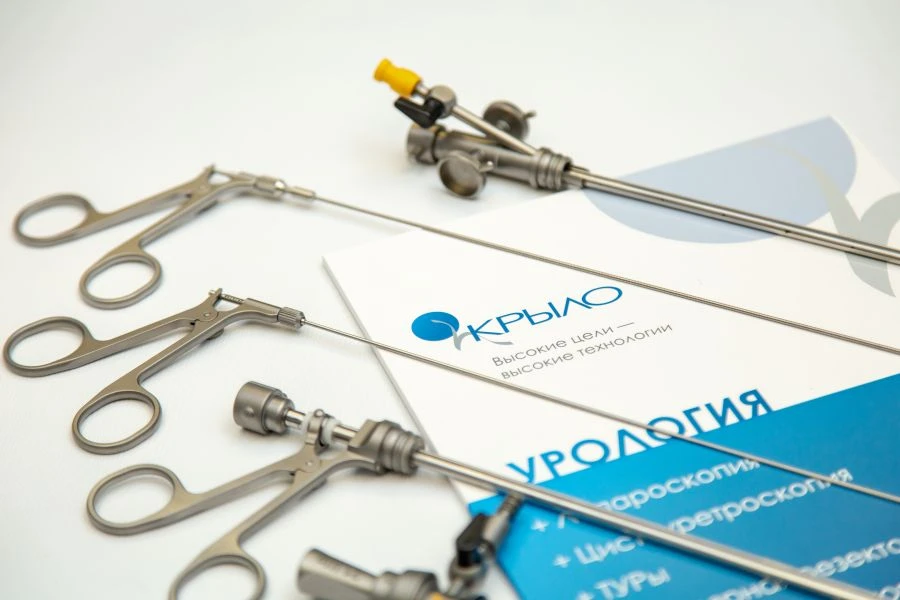 Set of instruments for urological operations according to TU 9437-012-10625445-2006