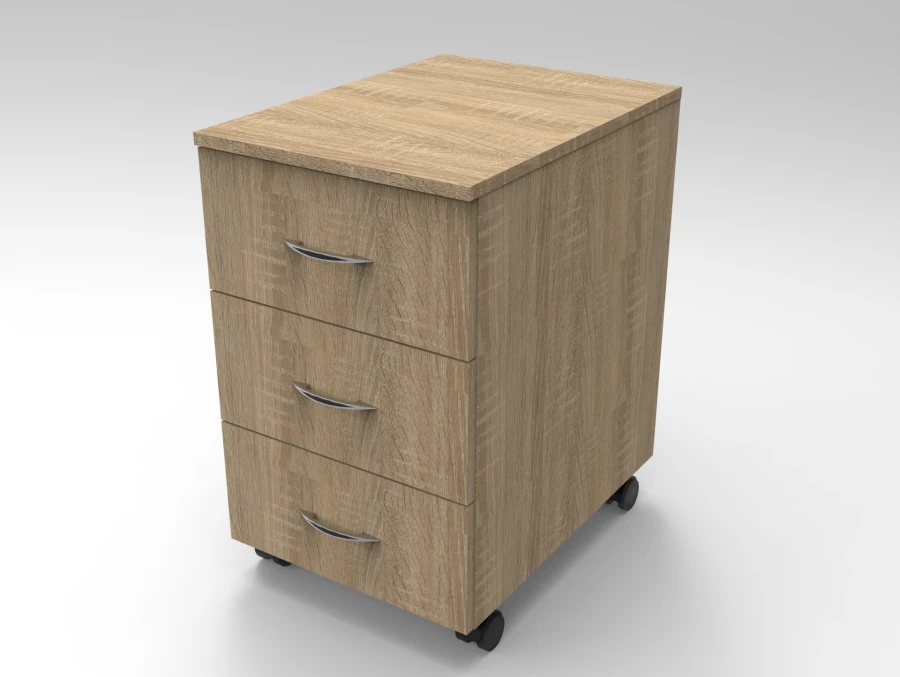 3 drawer underbench art. no. TP59.04.3Ya
