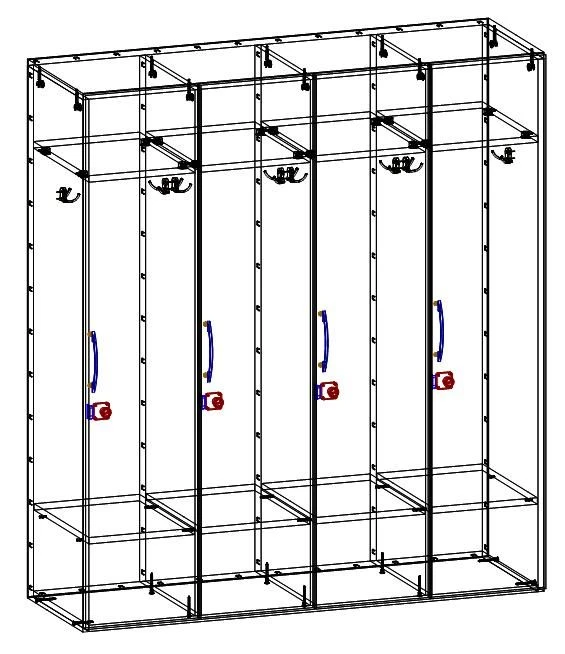 Cloakroom cupboard for children TV-DShRD-6.6.01-01