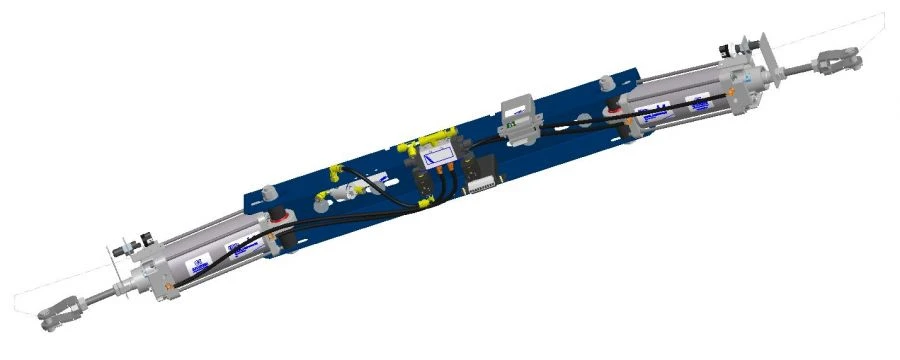 Vehicle door pneumatic actuator 40N3R63/116T1B112