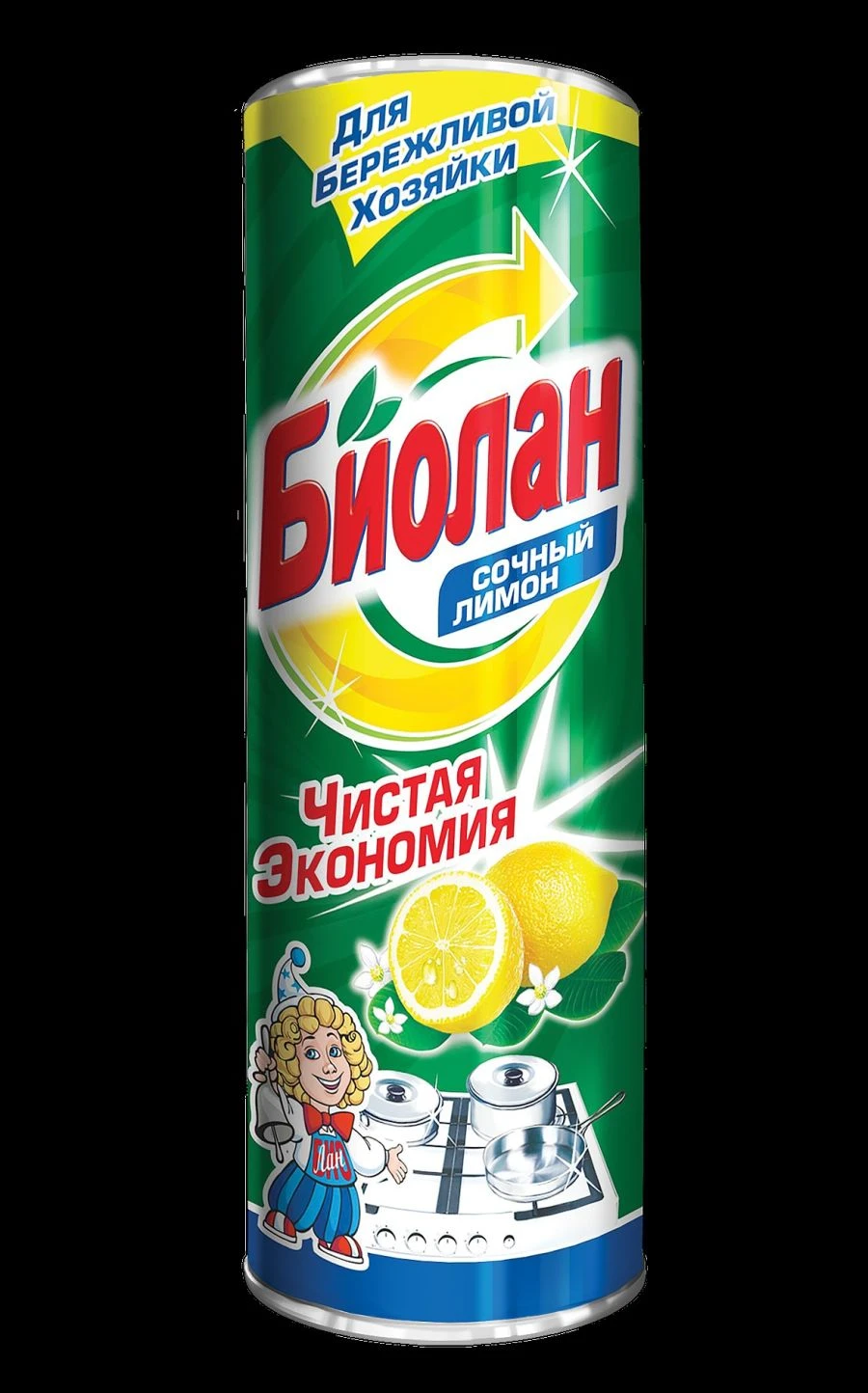 Biolan Lemon Cleaning Powder - Scented Detergent