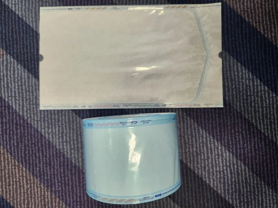 Packages for medical steam, gas, radiation, plasma sterilisation of "VOM" brand, disposable according to TU 32.50.13-030-11